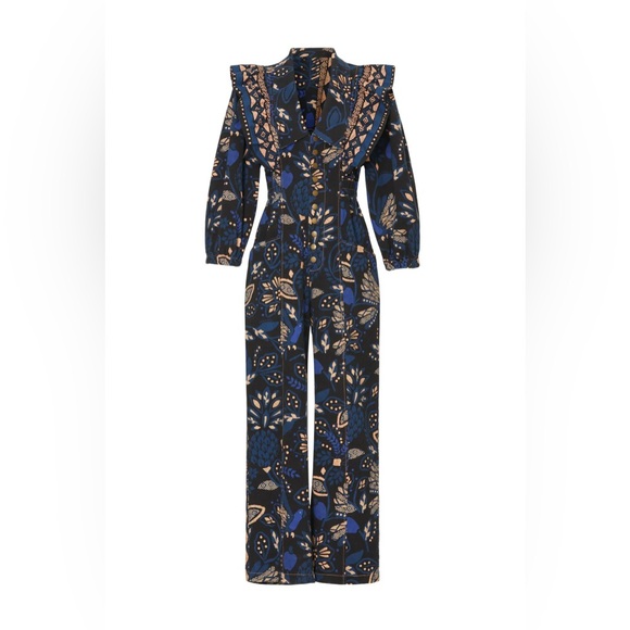 Farm Rio Macaw Forest Jumpsuit XS, Great condition - Picture 7 of 8